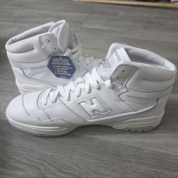 New Balance 650 White White Grey BB650RWW‎ Men\'s 13 main image 4